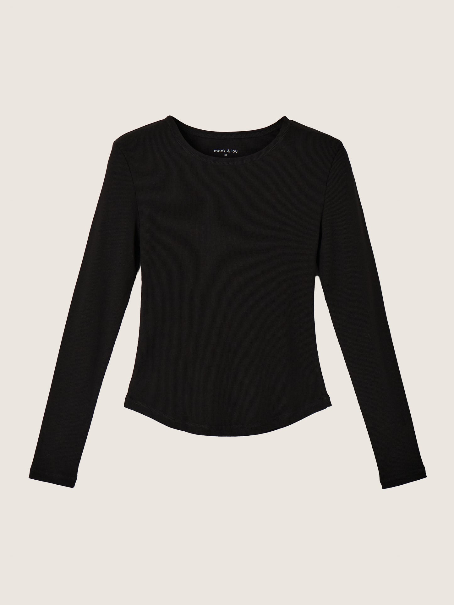 MONK & LOU - Cassia Crewneck Longsleeve T-Shirt - 