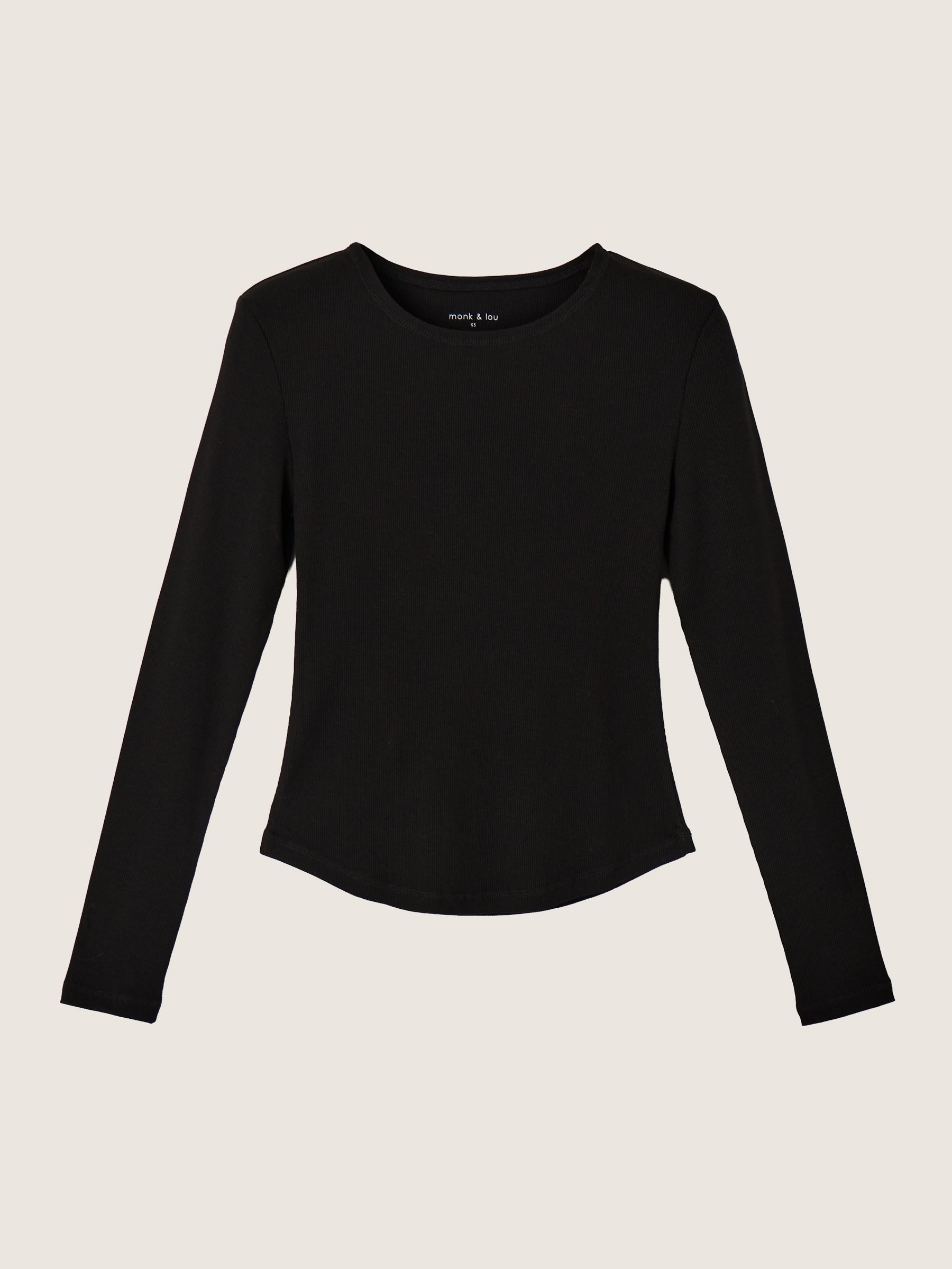 MONK & LOU - Cassia Crewneck Longsleeve T-Shirt - 