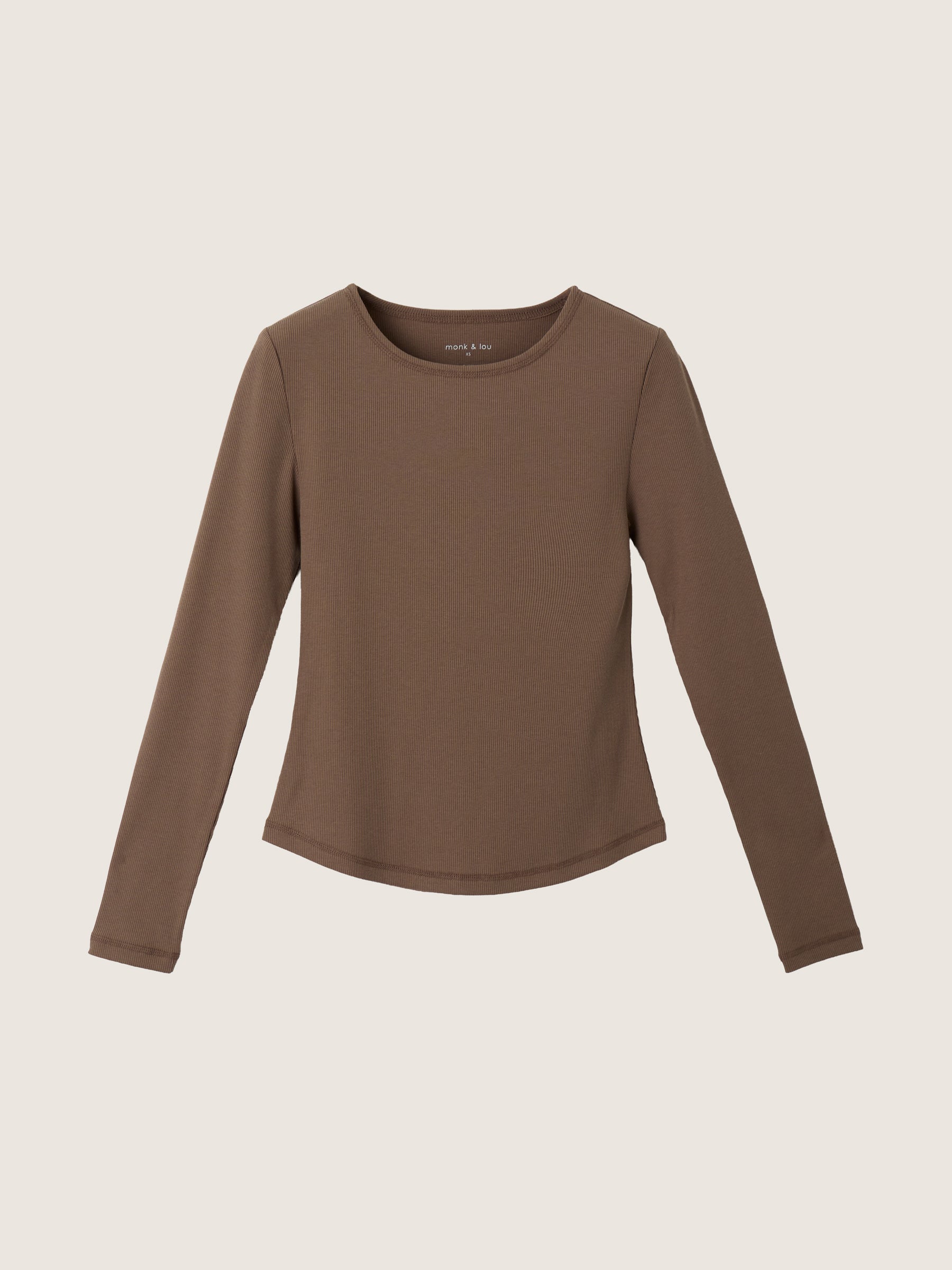 MONK & LOU - Cassia Crewneck Longsleeve T-Shirt - 