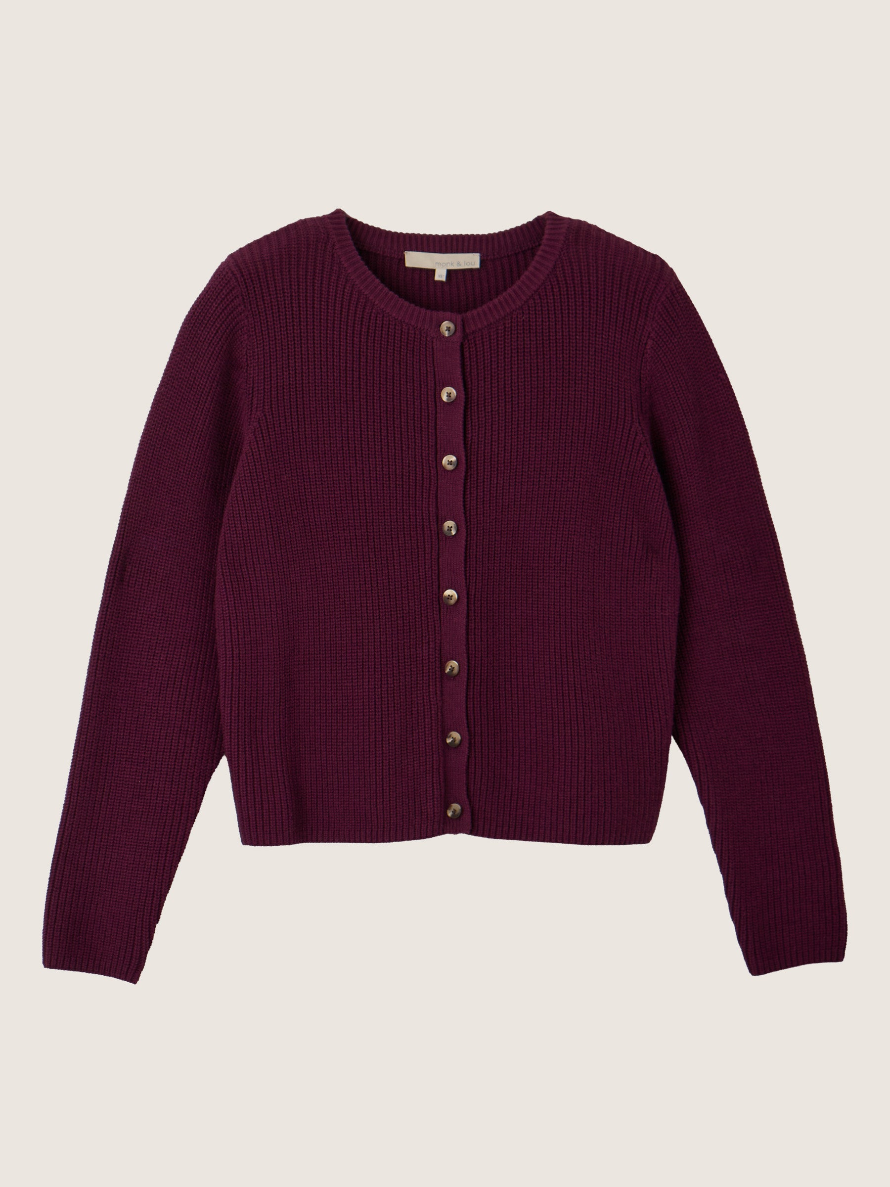MONK & LOU - Allegra Cropped Cardigan - 