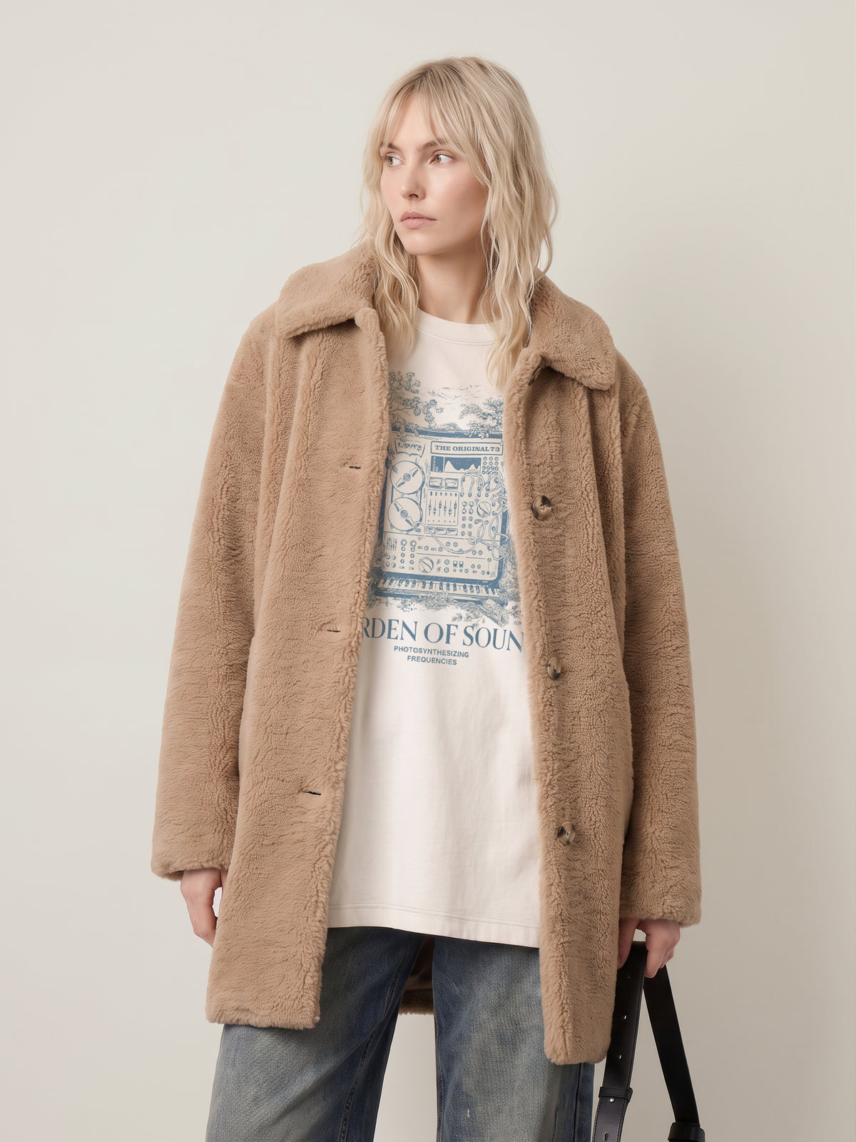NOISY MAY - Nati Teddy Coat - 