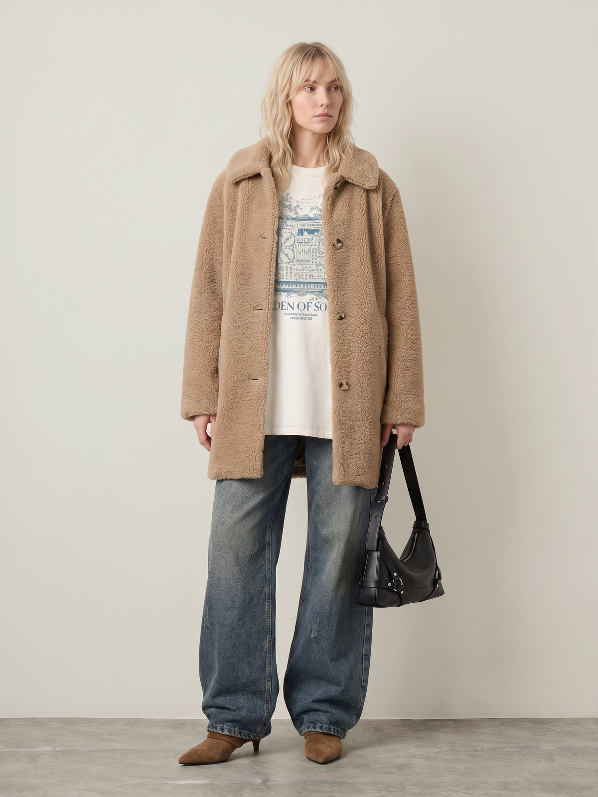 NOISY MAY - Nati Teddy Coat - 