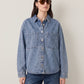 NOISY MAY - Alva Short Denim Shacket - 