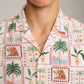 REVOLUTION - Tropical Stamp Cuban Shirt - 