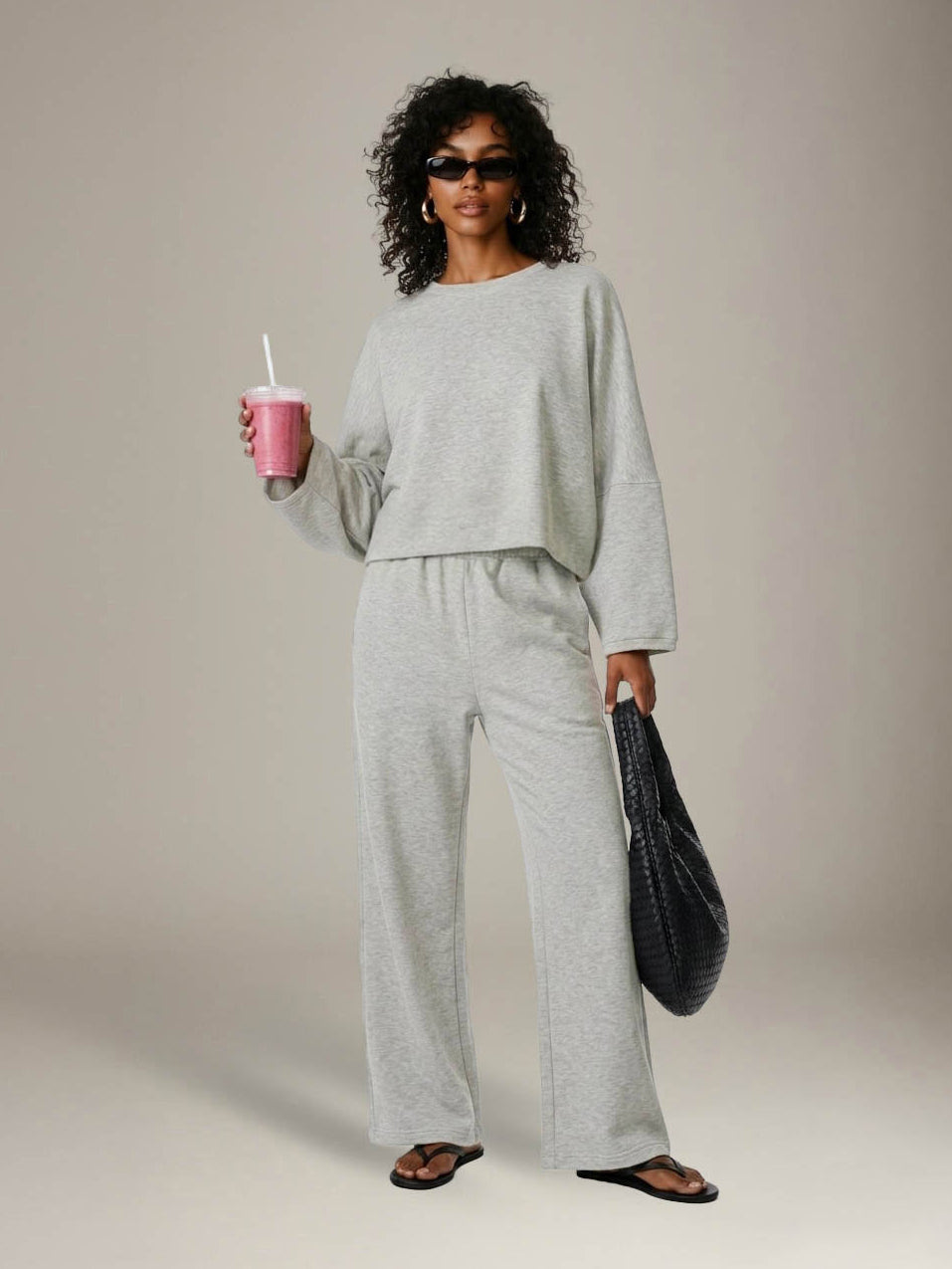 LOVEFINN - Scuba Pants - Ash Grey