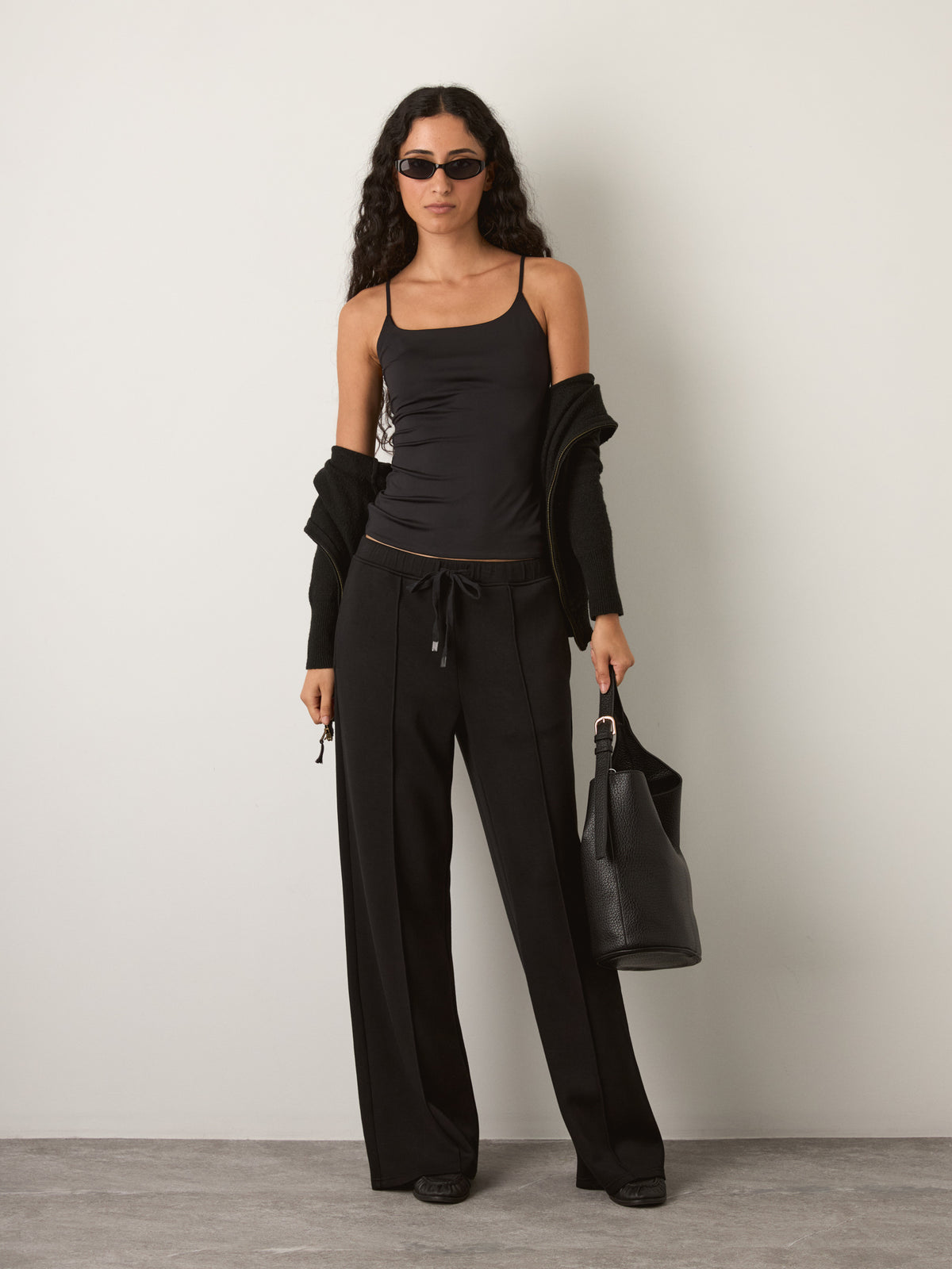 RD STYLE - Prida Pintuck Pants - Black
