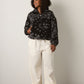 Mila Printed Fleece Half-Zip Pullover