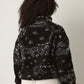 Mila Printed Fleece Half-Zip Pullover