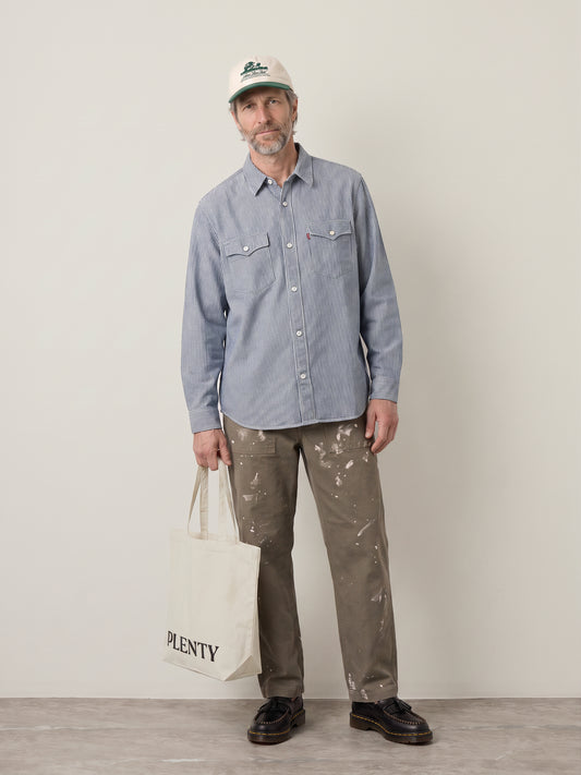 LEVI'S - Relaxed Fit Stripe Western Shirt - 