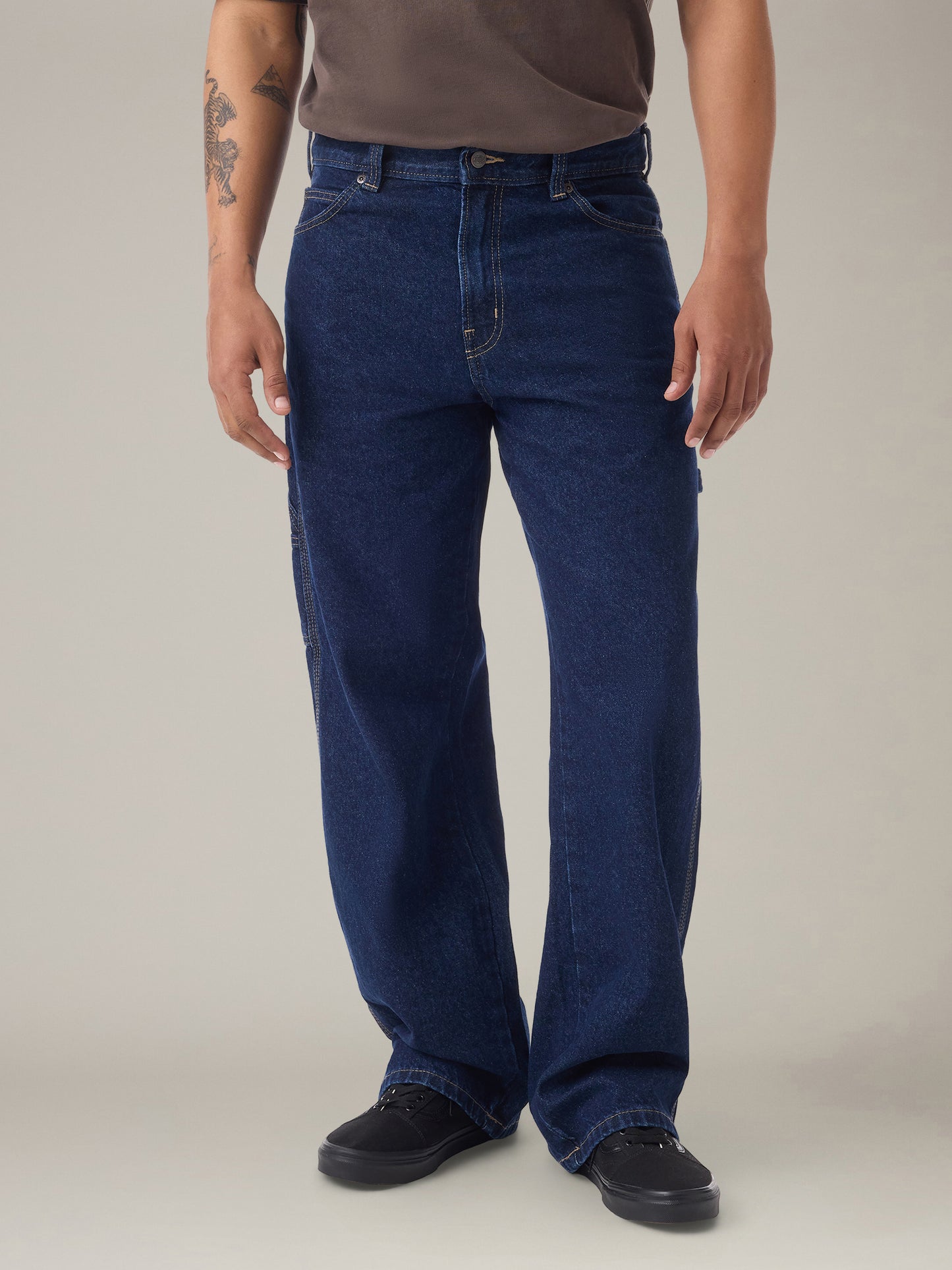 Loose Straight Carpenter Jeans