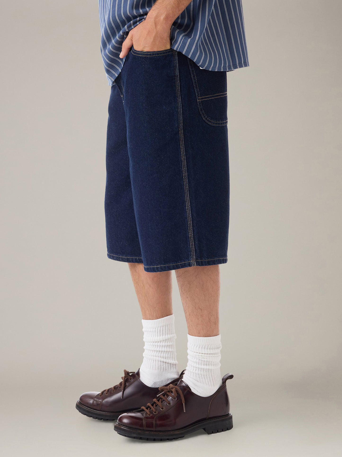 DICKIES - 13" Loose Denim Shorts - 