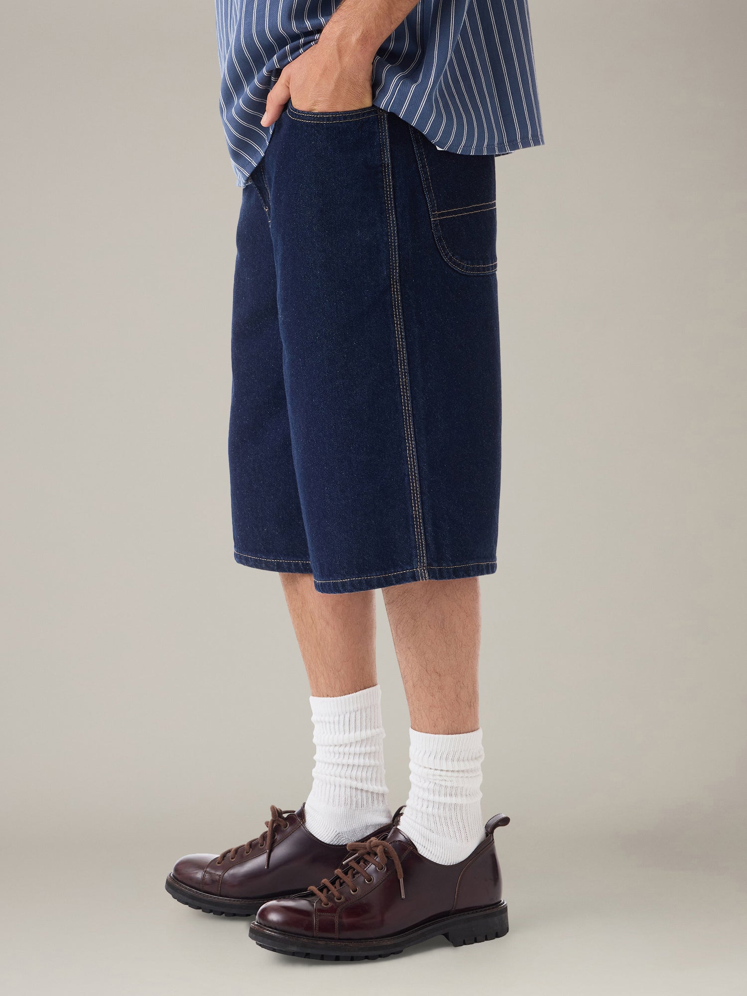 DICKIES - 13" Loose Denim Shorts - 