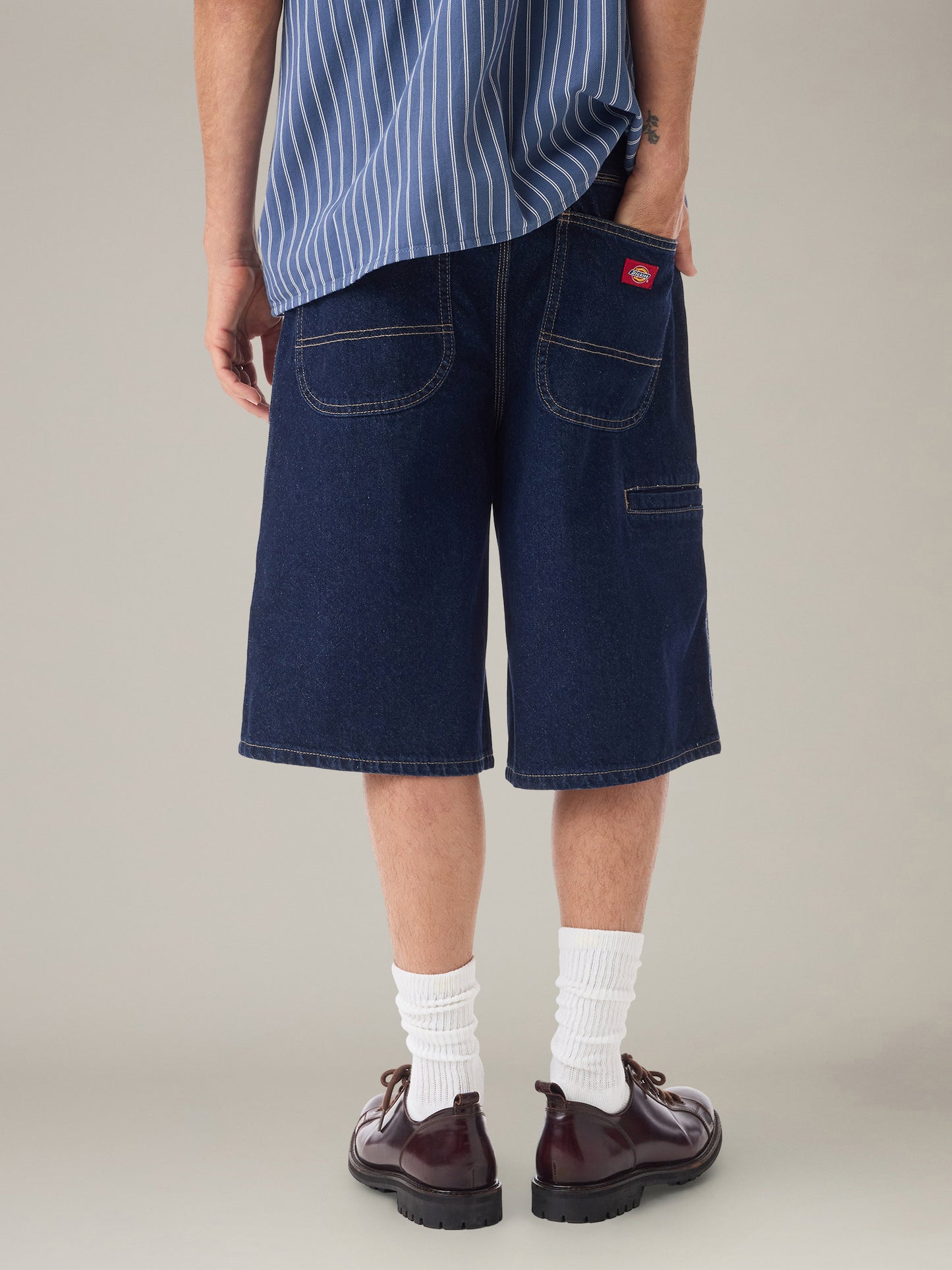 DICKIES - 13" Loose Denim Shorts - 