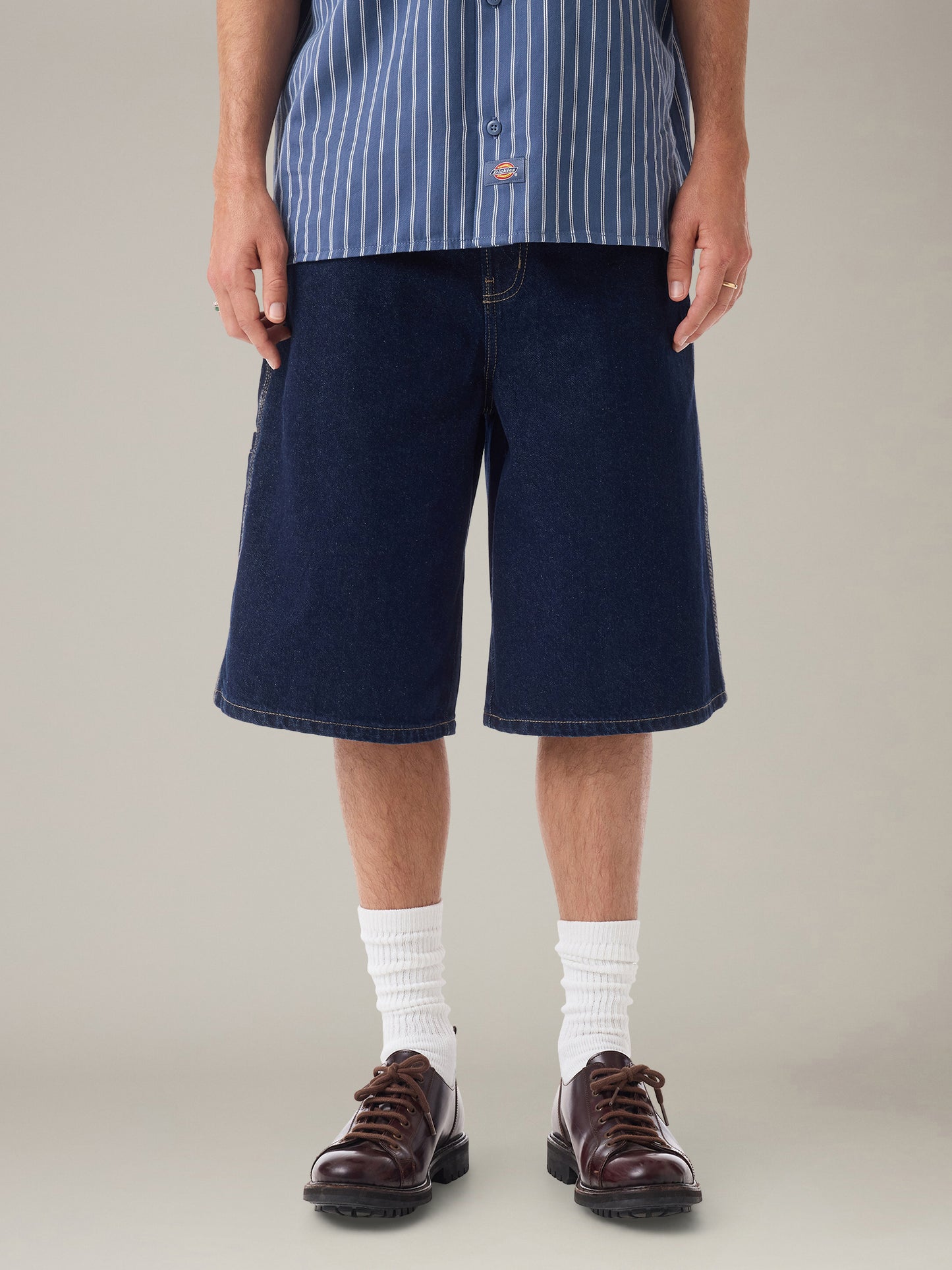 DICKIES - 13" Loose Denim Shorts - 