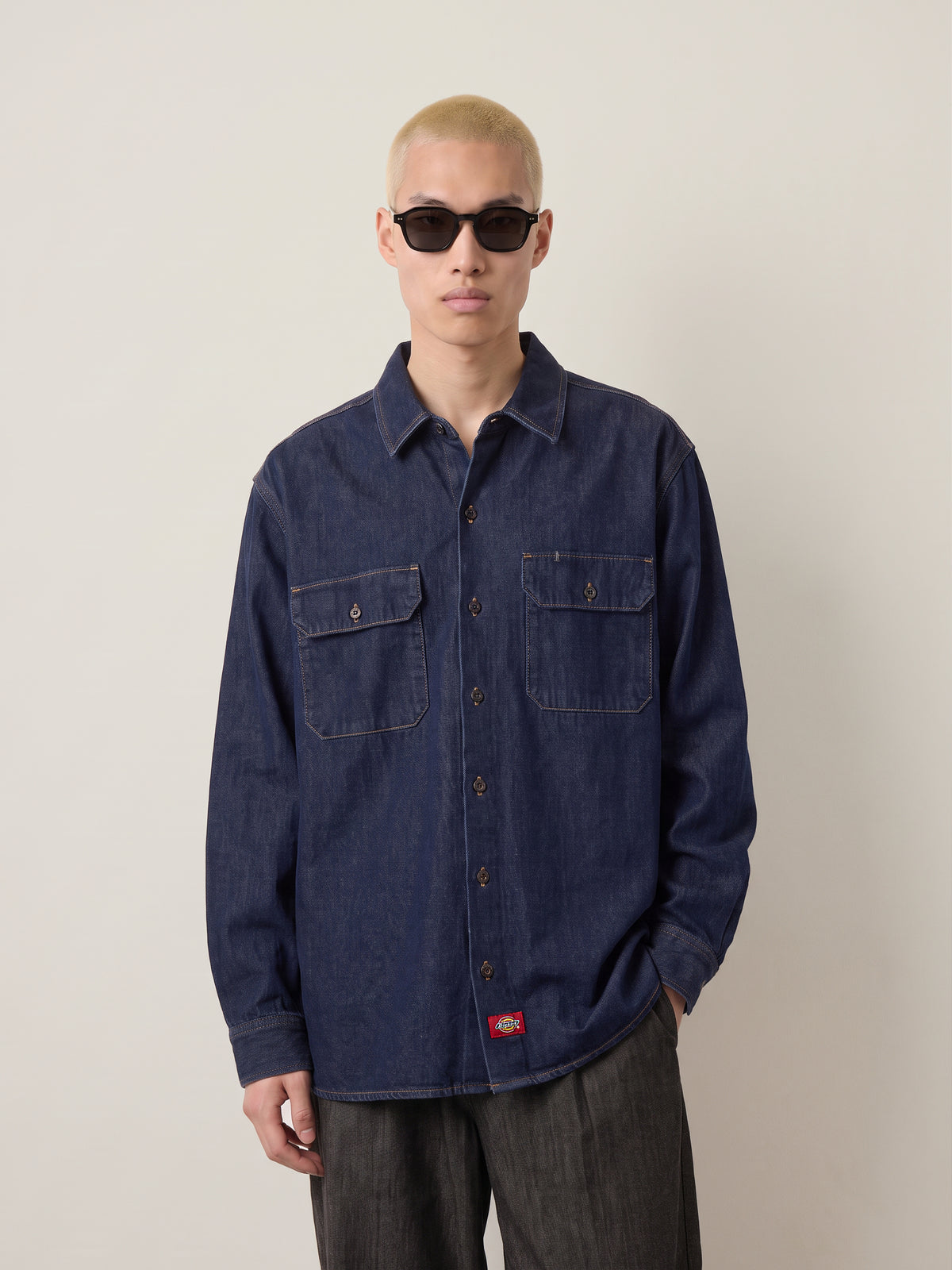DICKIES - Longsleeve Denim Shirt - 