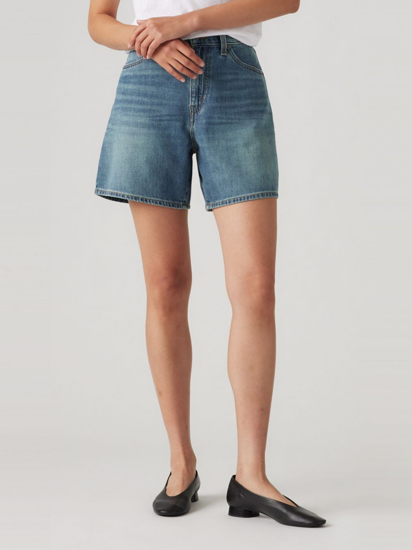 High Rise Baggy Short - Stop Flaxing
