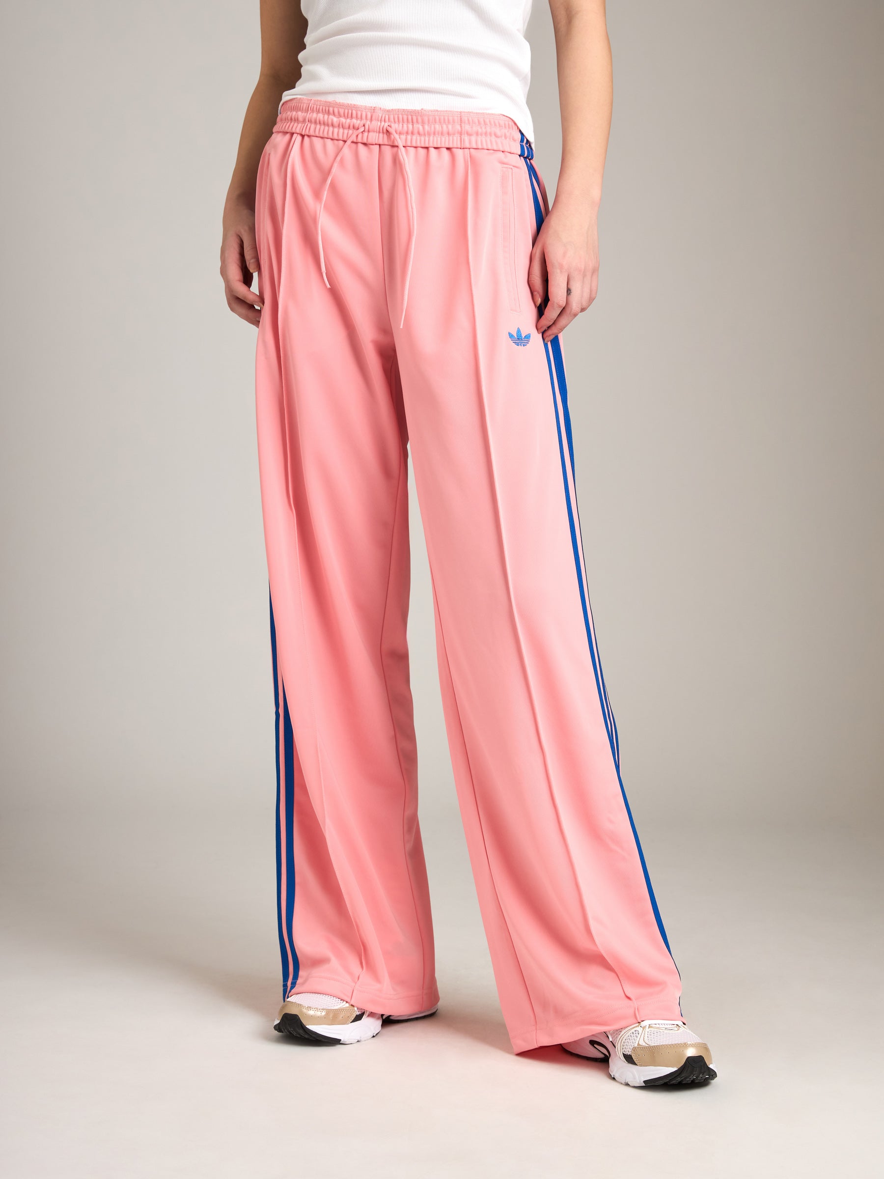 ADIDAS-Firebird Loose Track Pants-Collegiate Green / Crew Yellow