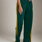 ADIDAS-Firebird Loose Track Pants-Collegiate Green / Crew Yellow
