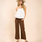 SADIE & SAGE-Dream Eyelet Tank Top-White