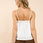 SADIE & SAGE-Dream Eyelet Tank Top-White