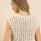 Goldie Open Knit Vest