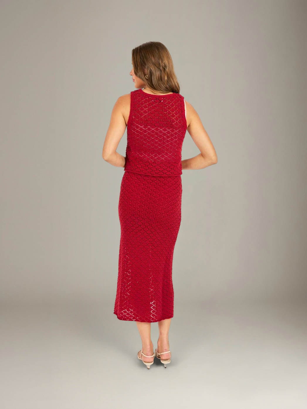 SADIE & SAGE - Venus Knit Midi Skirt - 