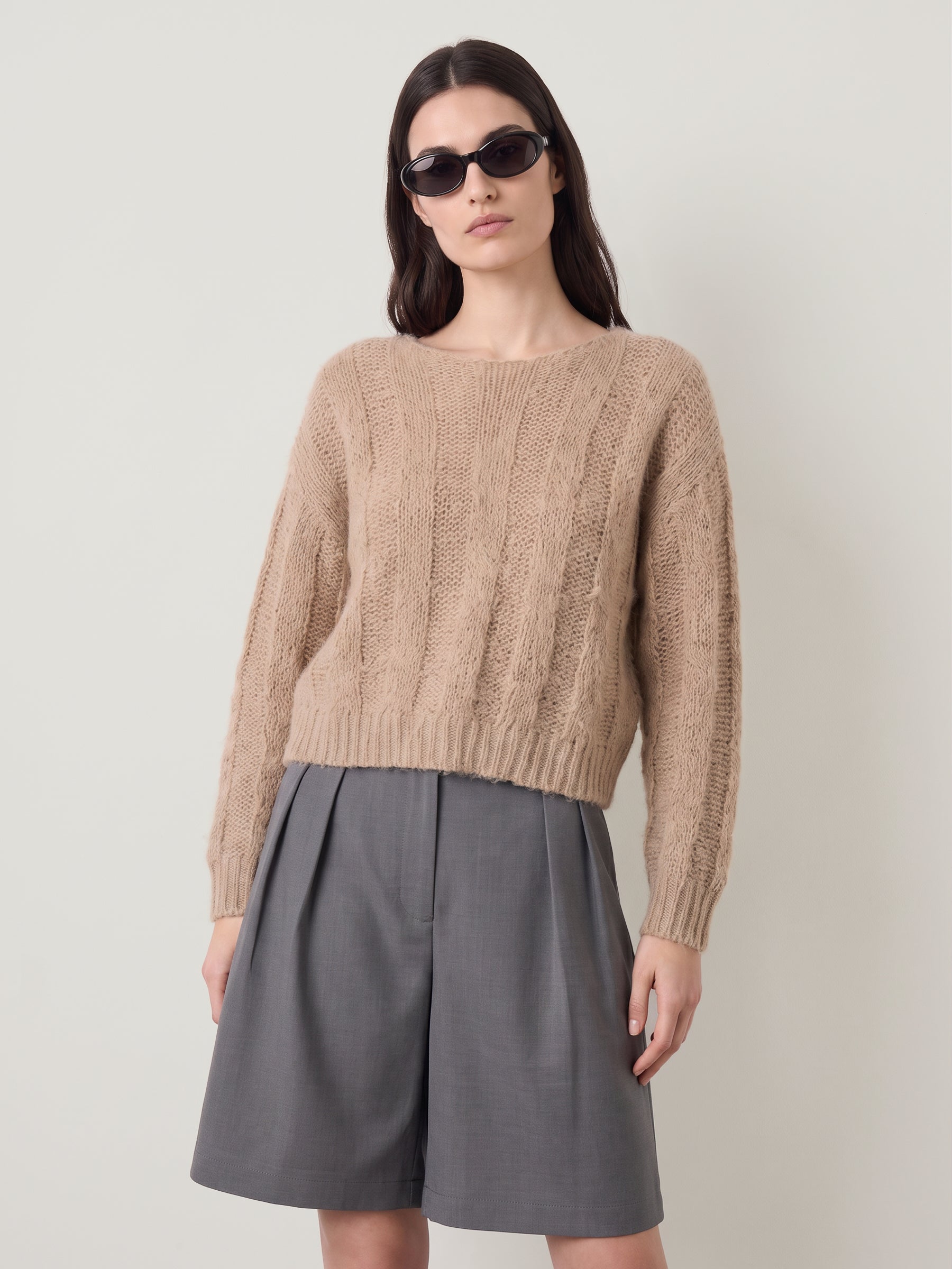 SADIE & SAGE - Kendra Fuzzy Sweater - 