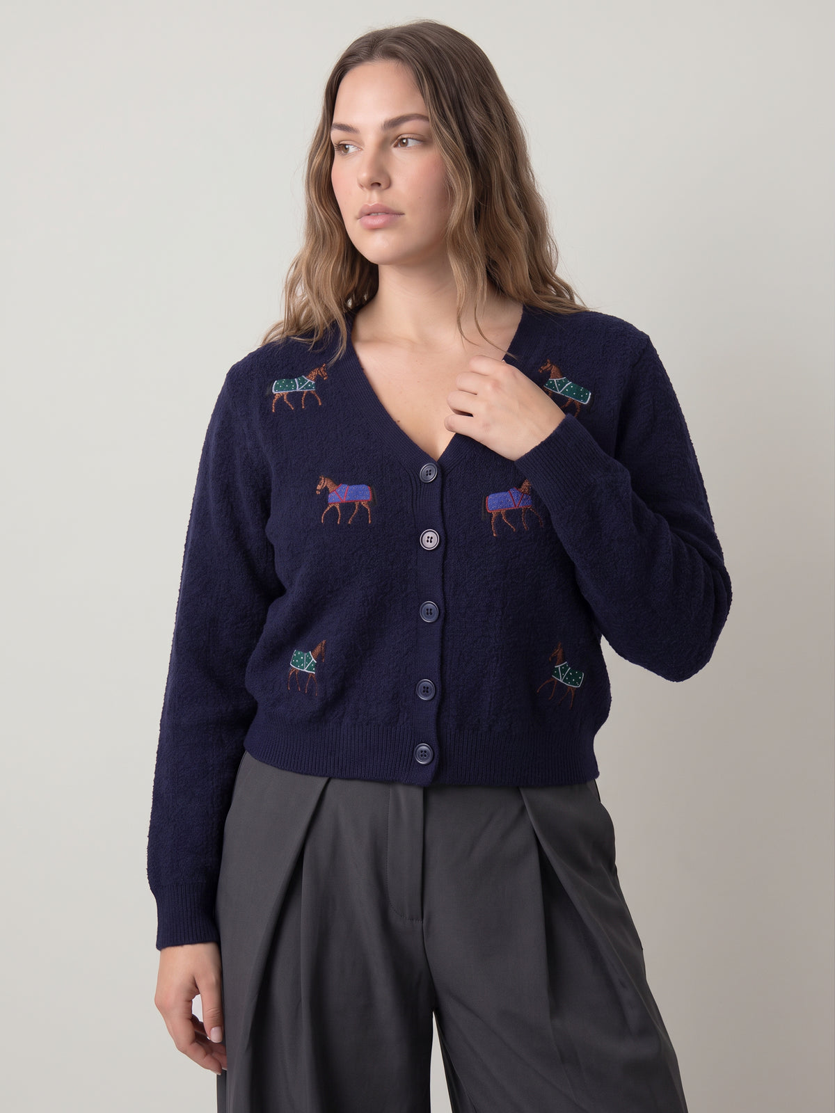 SADIE & SAGE - Esme Horse Cardigan - 