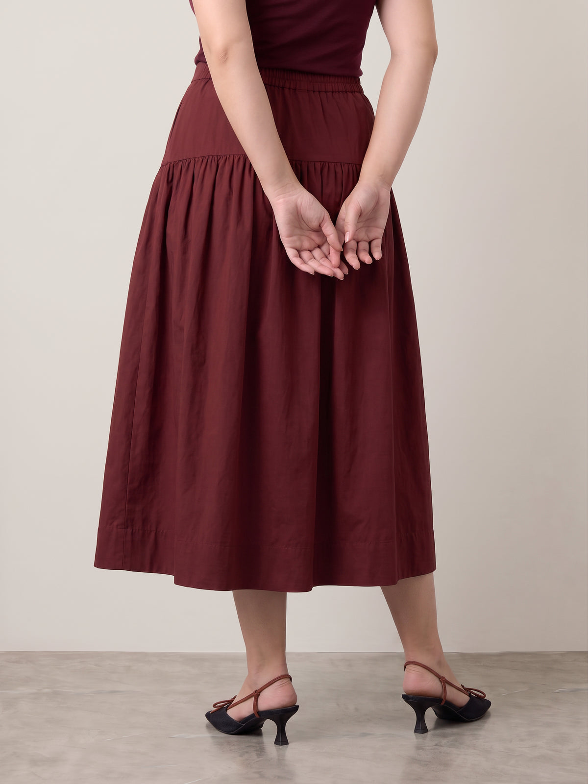 Tea Garden Midi Skirt