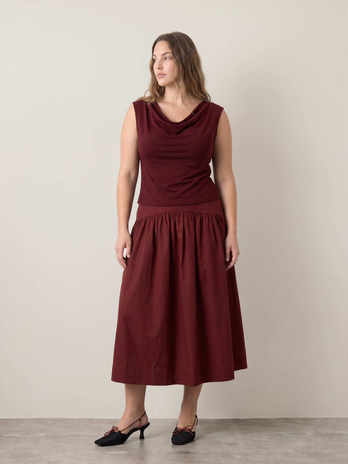 Tea Garden Midi Skirt
