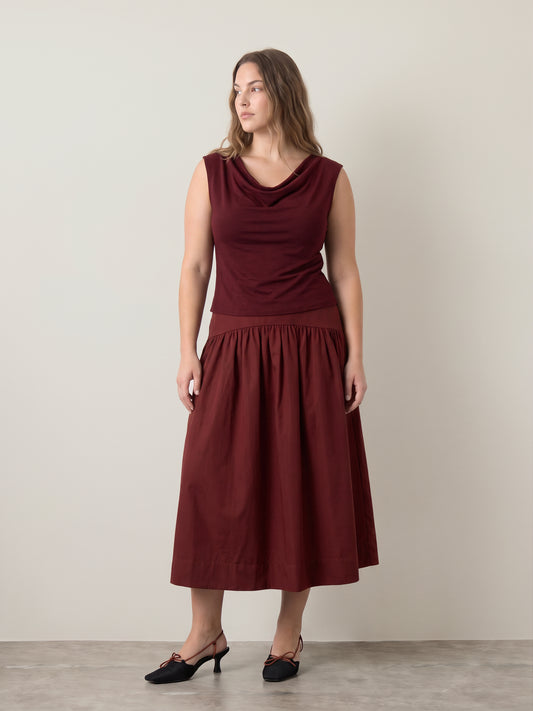 Tea Garden Midi Skirt