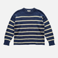 MONK & LOU - Anita Crewneck Stripe Pullover Sweater - 