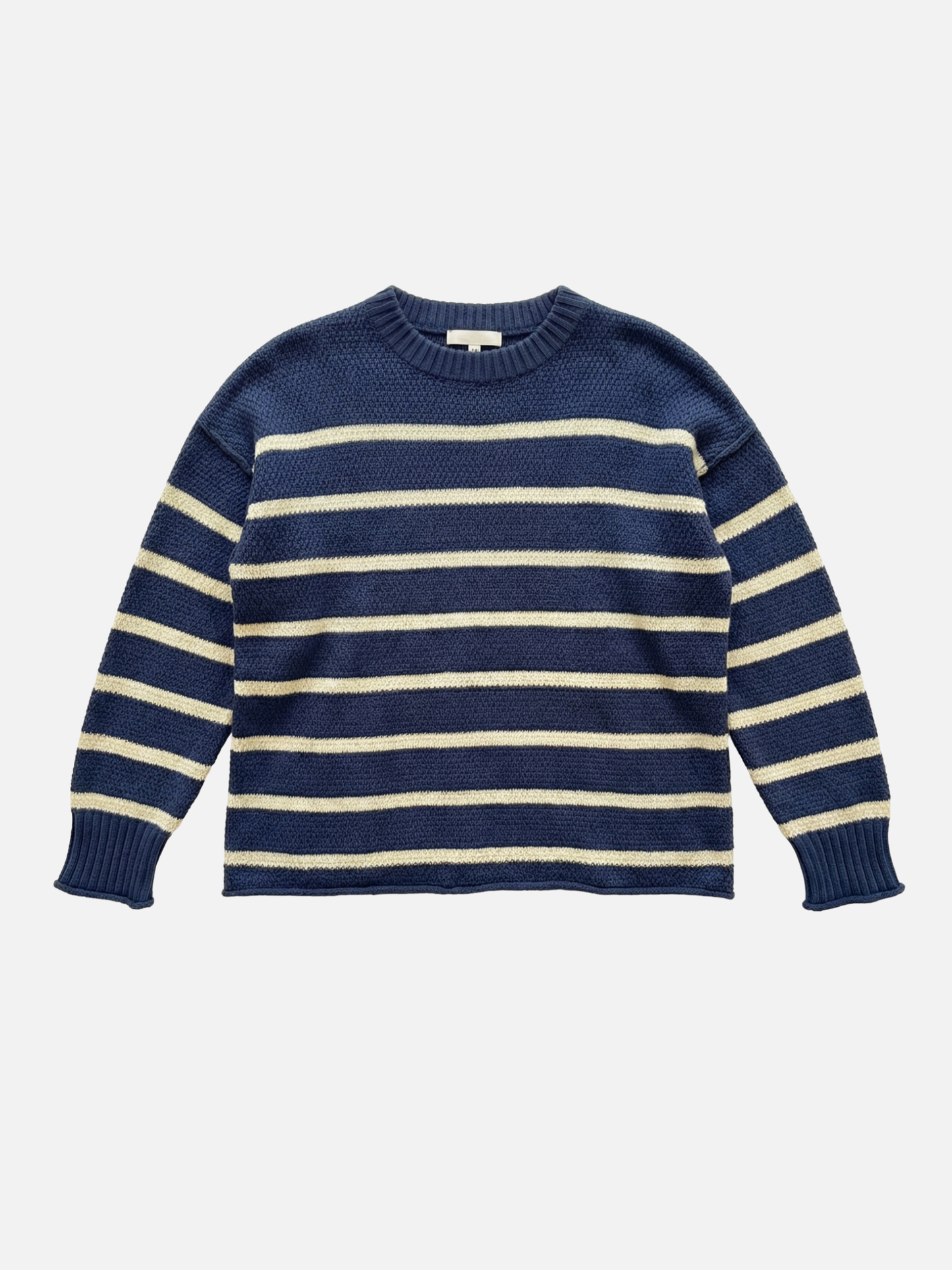 MONK & LOU - Anita Crewneck Stripe Pullover Sweater - 