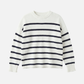 MONK & LOU - Anita Crewneck Stripe Pullover Sweater - 