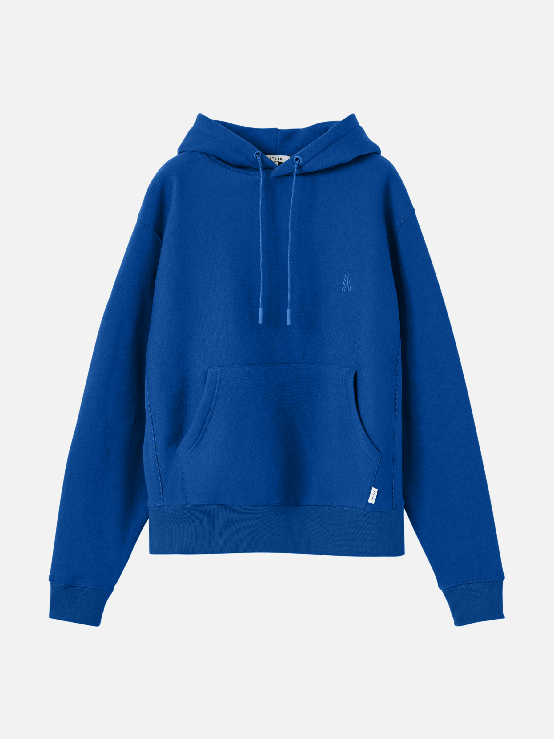 ATRIUM - Midweight Brush Fleece Pullover Hoodie - Blue Cobalt