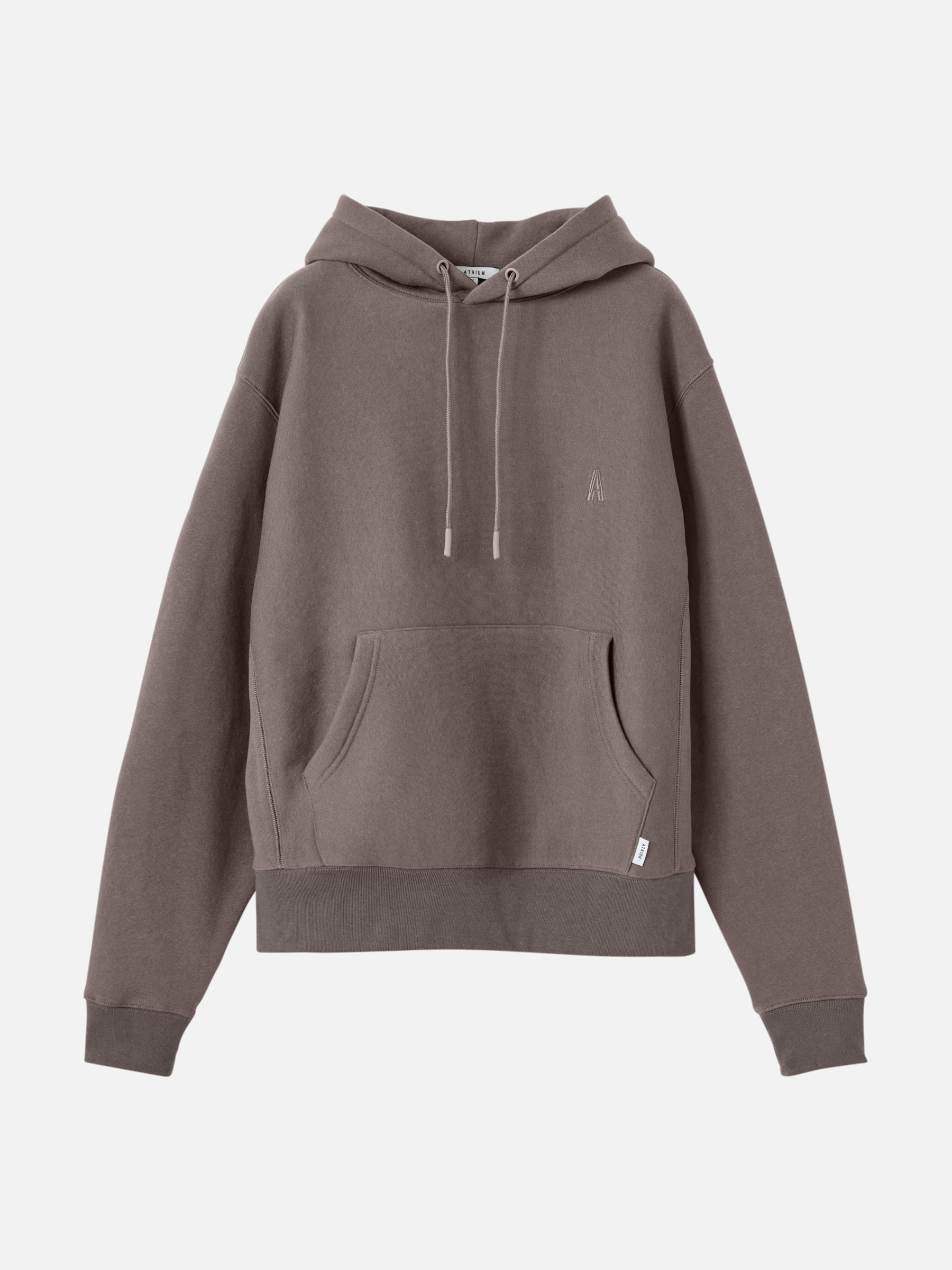 ATRIUM - Midweight Brush Fleece Pullover Hoodie - Graphite Gray