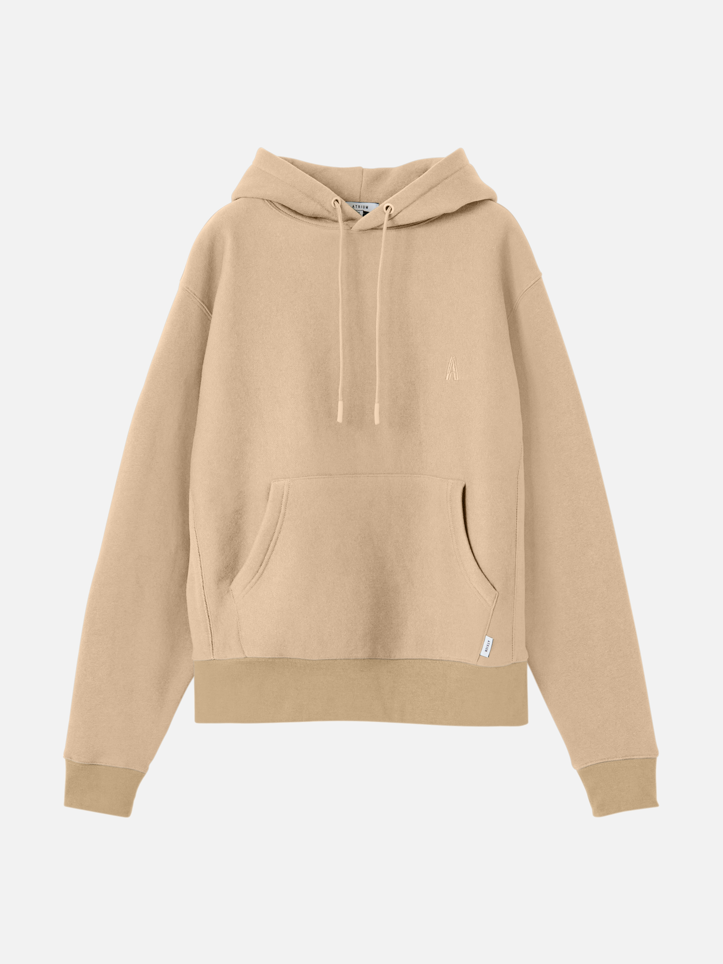 ATRIUM - Midweight Brush Fleece Pullover Hoodie - Oatmilk