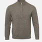 Jersey Stitch Quarter Zip Sweater