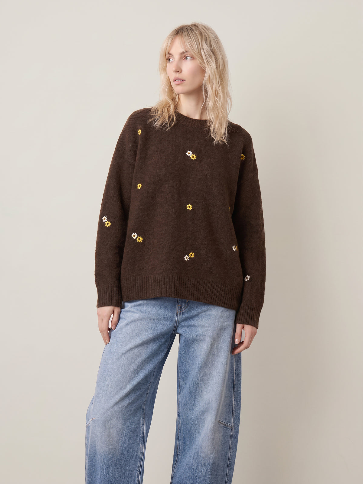 LYLA + LUXE - Audrey Flower Sweater - 