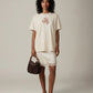 SWEET CLAIRE - Hold Your Horses Embroidered T-Shirt - 