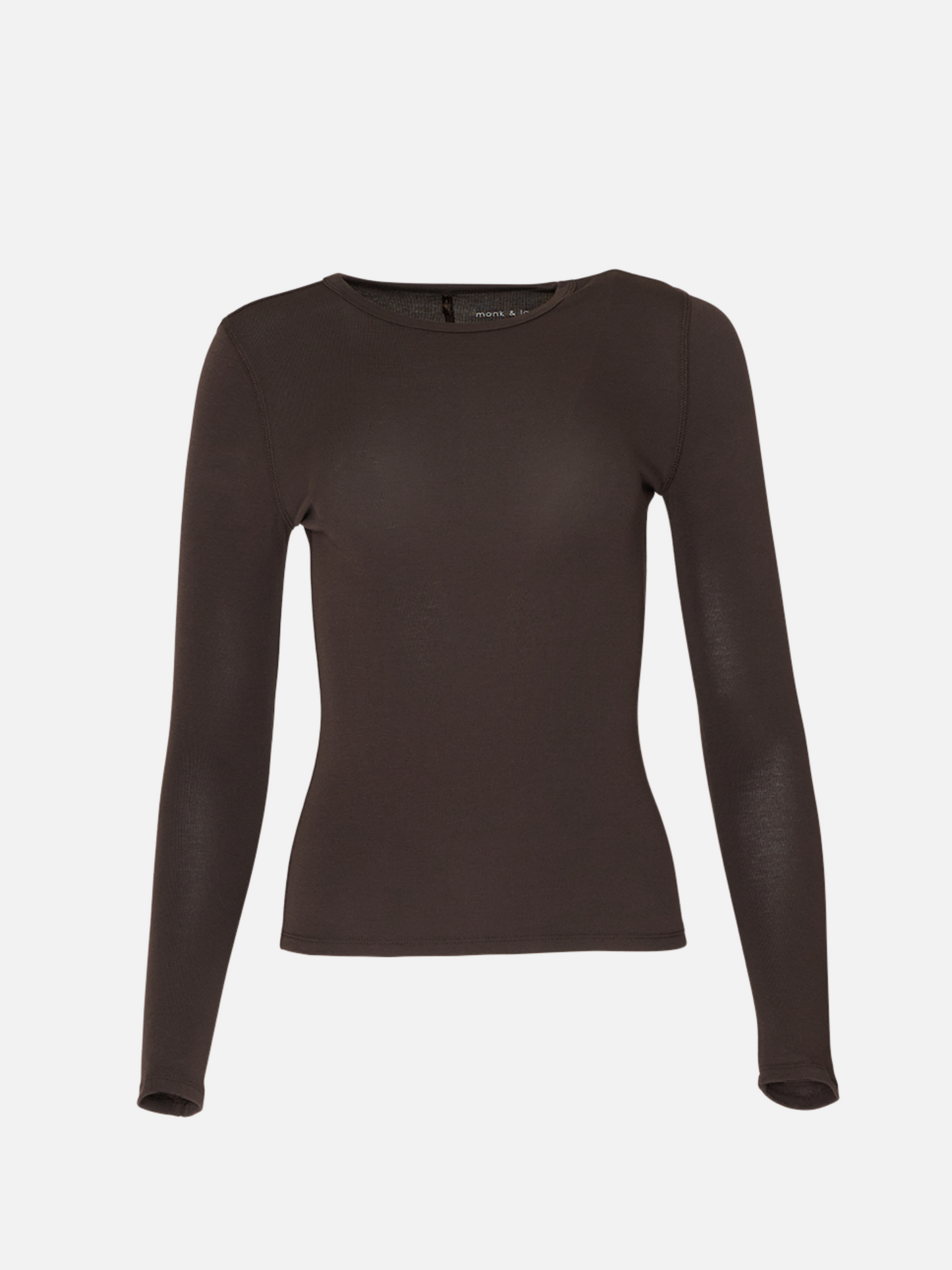 MONK & LOU - Beatrice Crewneck Long Sleeve Top - 