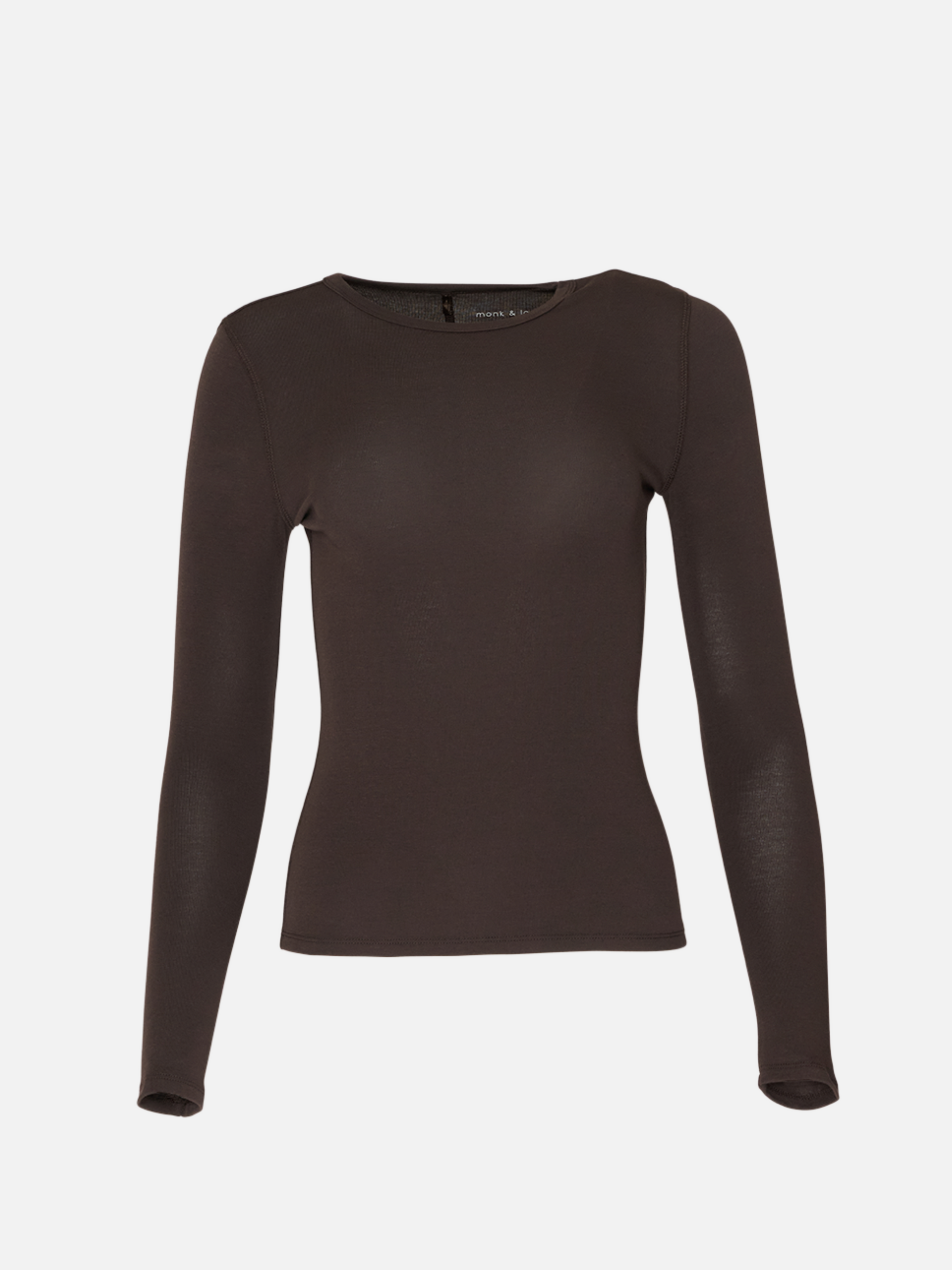MONK & LOU - Beatrice Crewneck Long Sleeve Top - 