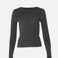 MONK & LOU - Beatrice Crewneck Long Sleeve Top - 