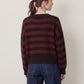 LYLA + LUXE - Bobby Stripe Crewneck Pullover Sweater - 