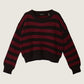 Bobby Stripe Crewneck Pullover Sweater