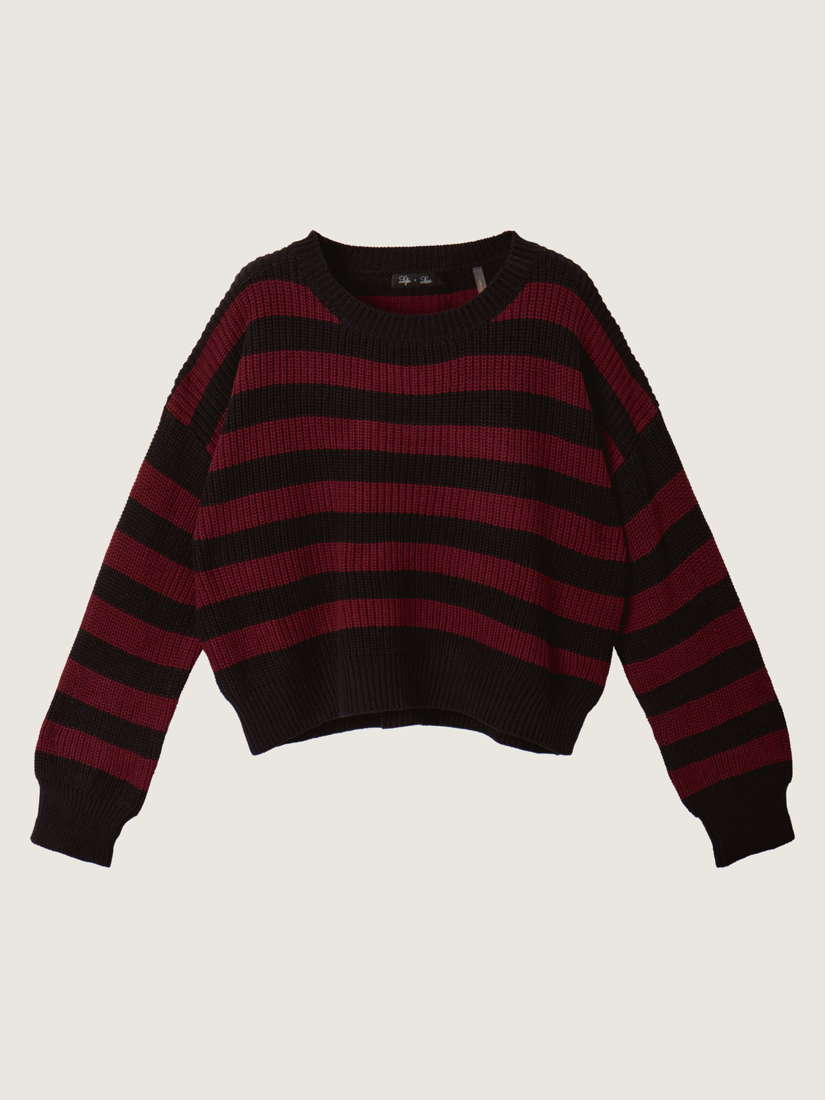 Bobby Stripe Crewneck Pullover Sweater