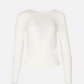 MONK & LOU - Bryony Wide Rib Long Sleeve Top - 