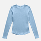 MONK & LOU - Bryony Wide Rib Long Sleeve Top - 