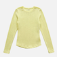 MONK & LOU - Bryony Wide Rib Long Sleeve Top - 