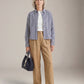 MONK & LOU - Minji Stripe Button Up Shirt - 